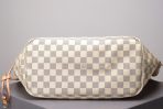 White Checkered Neverfull Handbag