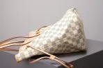 White Checkered Neverfull Handbag
