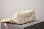 White Checkered Neverfull Handbag