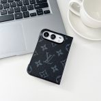 Designer iPhone DUO Case - Black Monogram