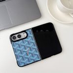 Goyard Duo iPhone Case-AQUA