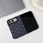 Goyard Duo iPhone Case-NAVY