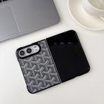 Goyard Duo iPhone Case-DARK GREY