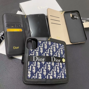 Dior iPhone Case With Card Holder