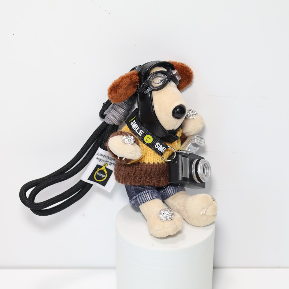 Dog Pilot Bag Charm-3 Dog Pilot Bag Charm