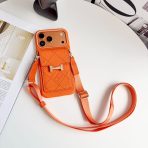 Hermes Crossbody iPhone Case - Orange