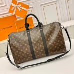 Louis Vuitton Keepall Bag is a timeless icon, expertly crafted for discerning travelers who demand both luxury and practicality