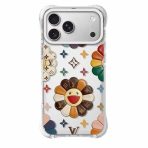 Multicolor Rainbow LV Phone Case-Style 5