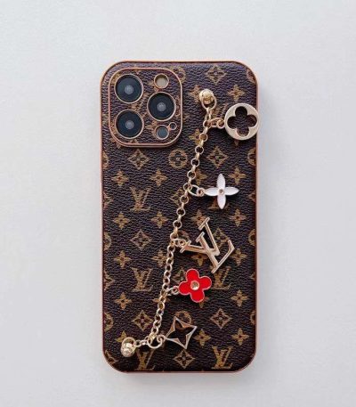Louis Vuitton iPhone Case with Ornament Strap